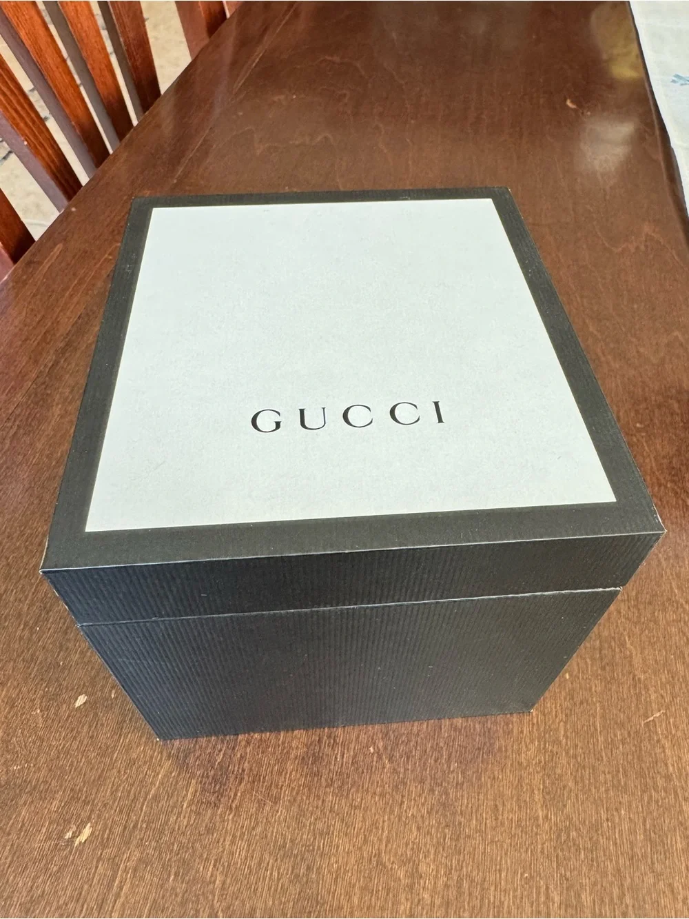 Gucci Black and Gold Men's Chronograph Watch